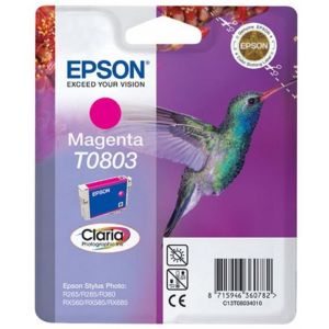 Epson T0803 tintapatron, bíborvörös (magenta), eredeti
