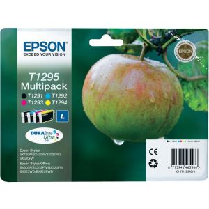 Epson T1295, CMYK, négyes csomagolás tintapatron, többszínű, eredeti