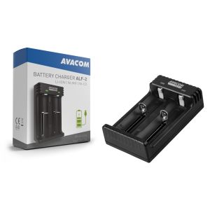 AVACOM ALF-2 - USB akkumulátortöltő Li-Ion 18650, Ni-MH AA, AAA NASP-ALF2-LED