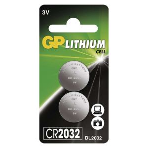 GP CR2032 lítium gombelem (2db) 1042203212