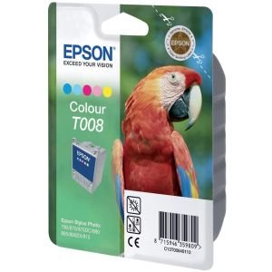 Epson T008 tintapatron, színes (tricolor), eredeti