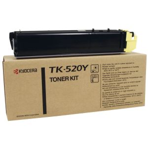 Toner Kyocera TK-520Y, sárga (yellow), eredeti