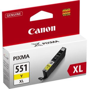 Canon CLI-551Y XL tintapatron, sárga (yellow), eredeti