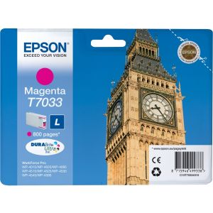 Epson T7033 tintapatron, bíborvörös (magenta), eredeti