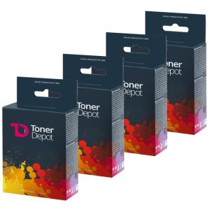 Epson T0556, CMYK, négyes csomagolás tintapatron, TonerDepot, többszínű, prémium