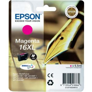 Epson T1633 (16XL) tintapatron, bíborvörös (magenta), eredeti