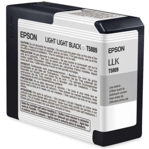 Epson T5809 tintapatron, világos fekete (light black), eredeti