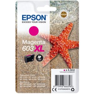 Epson 603 XL, C13T03A34010 tintapatron, bíborvörös (magenta), eredeti