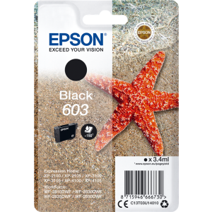 Epson 603, C13T03U14010 tintapatron, fekete (black), eredeti
