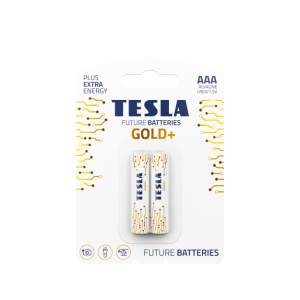 TESLA - AAA GOLD+ elem, 2 db, LR03 12030220
