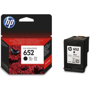 HP 652 (F6V25AE) tintapatron, fekete (black), eredeti