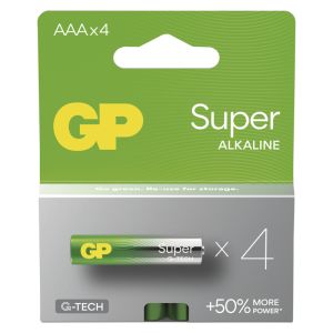 GP Alkáli elem SUPER AAA (LR03) - 4 db 1013124200
