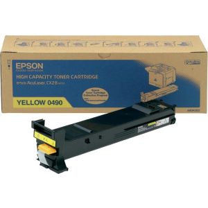 Toner Epson C13S050490 (CX28), sárga (yellow), eredeti