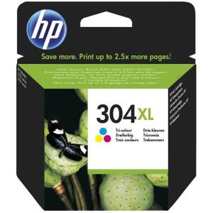 HP 304 XL (N9K07AE) tintapatron, színes (tricolor), eredeti