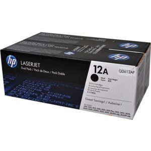 Toner HP Q2612AD (12A), kettős csomagolás, fekete (black), eredeti