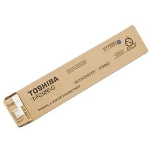 Toner Toshiba T-FC55E-C, azúr (cyan), eredeti
