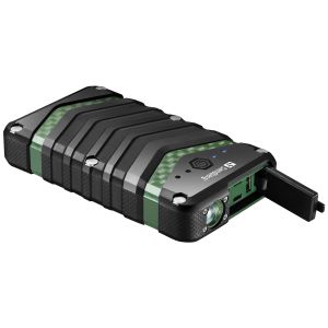 Sandberg hordozható tápegység USB 20100 mAh, Survivor Outdoor, okostelefonokhoz, fekete-zöld 420-36
