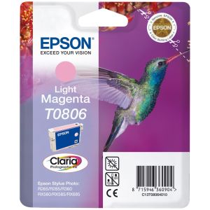 Epson T0806 tintapatron, világos bíborvörös (light magenta), eredeti