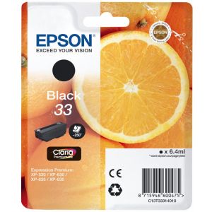 Epson T3331 (33) tintapatron, fekete (black), eredeti