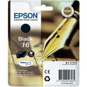 Epson T1621 (16) tintapatron, fekete (black), eredeti