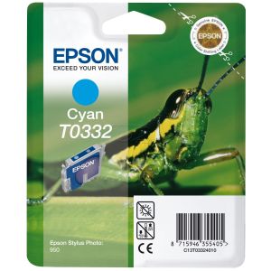 Epson T0332 tintapatron, azúr (cyan), eredeti