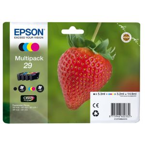 Epson T2986 (29), CMYK, négyes csomagolás tintapatron, többszínű, eredeti