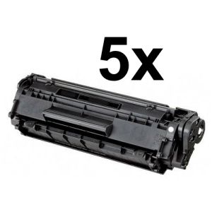 Toner Canon FX-10, ötös csomagolás, fekete (black), alternatív