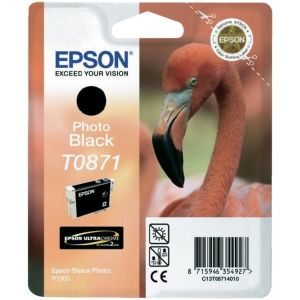 Epson T0871 tintapatron, fotó fekete (photo black), eredeti