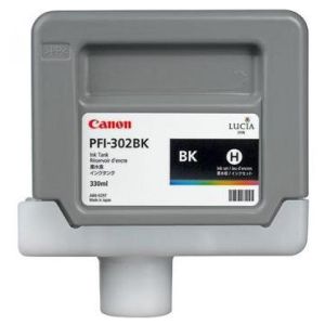 Canon PFI-302BK tintapatron, fekete (black), eredeti