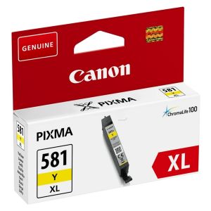 Canon CLI-581Y XL tintapatron, sárga (yellow), eredeti