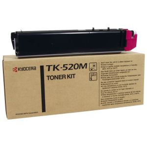 Toner Kyocera TK-520M, bíborvörös (magenta), eredeti