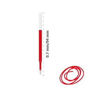 Utántöltő gél MILAN Gel Touch 0,7 mm - piros