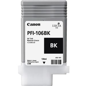 Canon PFI-106BK tintapatron, fekete (black), eredeti