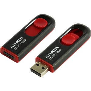 ADATA C008/8GB/USB 2.0/USB-A/Vörös AC008-8G-RKD