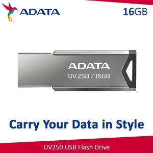 ADATA UV250/16GB/USB 2.0/USB-A/ezüst AUV250-16G-RBK