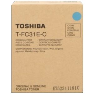 Toner Toshiba T-FC31E-C, azúr (cyan), eredeti