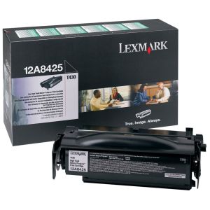 Toner Lexmark 12A8425 (T430), fekete (black), eredeti