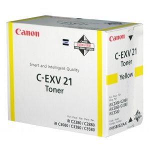 Toner Canon C-EXV21Y, sárga (yellow), eredeti