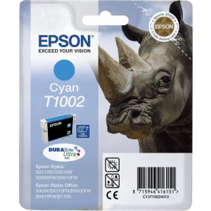 Epson T1002 tintapatron, azúr (cyan), eredeti