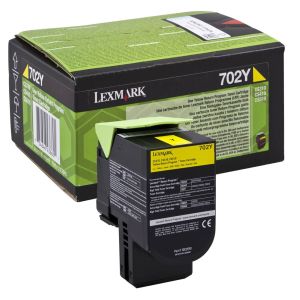 Toner Lexmark 702Y, 70C20Y0 (CS310, CS410, CS510), sárga (yellow), eredeti