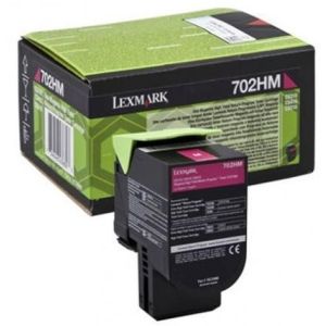 Toner Lexmark 702HM, 70C2HM0 (CS310, CS410, CS510), bíborvörös (magenta), eredeti