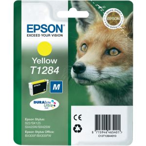 Epson T1284 tintapatron, sárga (yellow), eredeti