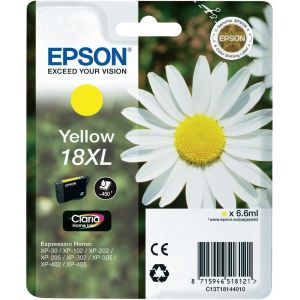Epson T1814 (18XL) tintapatron, sárga (yellow), eredeti