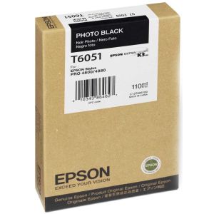 Epson T6051 tintapatron, fotó fekete (photo black), eredeti