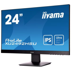 24" LCD iiyama XU2492HSU-B1 - IPS, FullHD, 5 ms, 250 cd/m2, HDMI, DP, VGA, repro XU2492HSU-B1