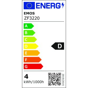 EMOS LED FLM GYERTYA 3,4 W (40 W) 470 lm E14 WW 1525281223