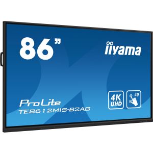 86" iiyama TE8612MIS-B2AG: VA,4K,USB-C,40P TE8612MIS-B2AG