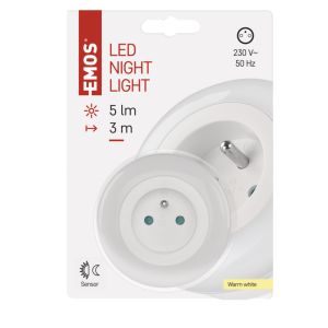 EMOS LED Éjszakai lámpa P3320, éjszakai érzékelő 1456000170