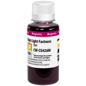 Tinta a kazettába Canon CLI-526M, dye, odolný voči UV, bíborvörös (magenta)
