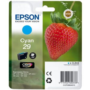Epson T2982 (29) tintapatron, azúr (cyan), eredeti